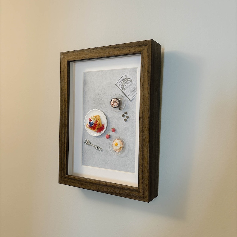 Miniature Food Art: Resin Clay Shadow Box Decor