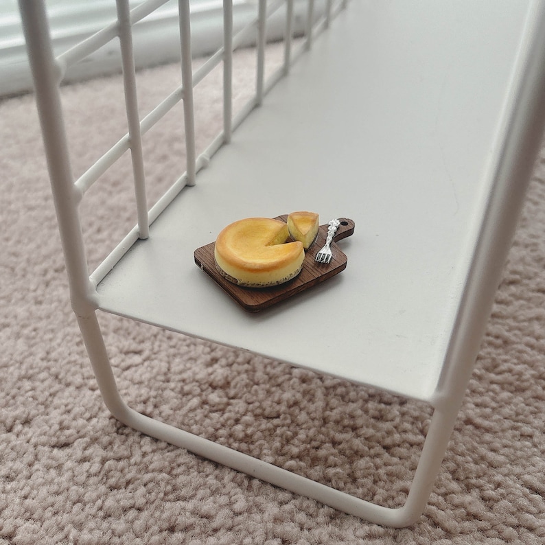 Handmade Cheesecake Magnet: Resin Clay Breakfast Pin
