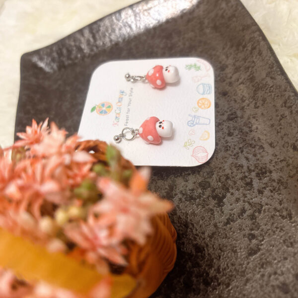 Mushroom earrings - Image 2