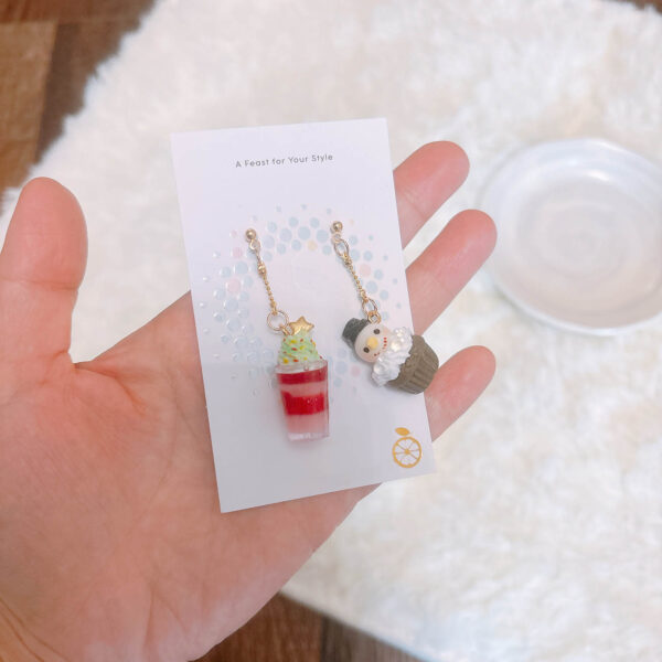 Snowman Dessert Earrings - Image 4