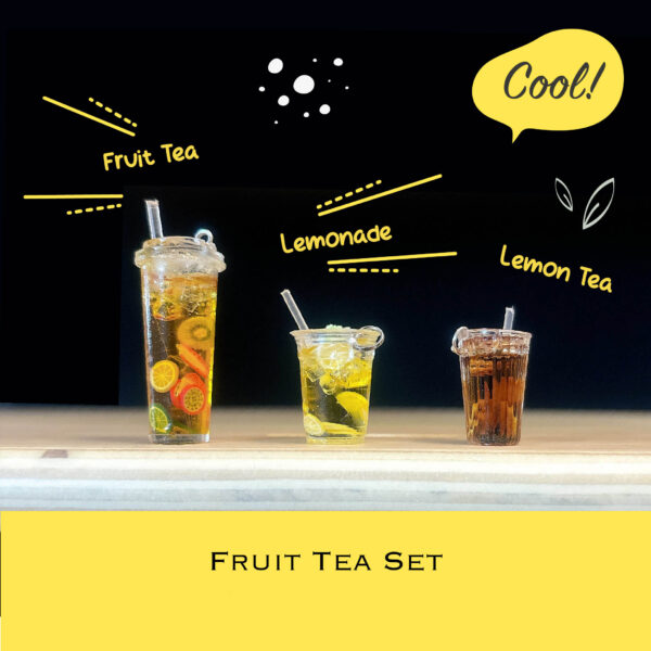 Bubble tea charm | Mini Drink Keychain - Image 4