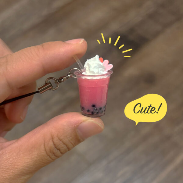 Bubble tea charm | Mini Drink Keychain - Image 7