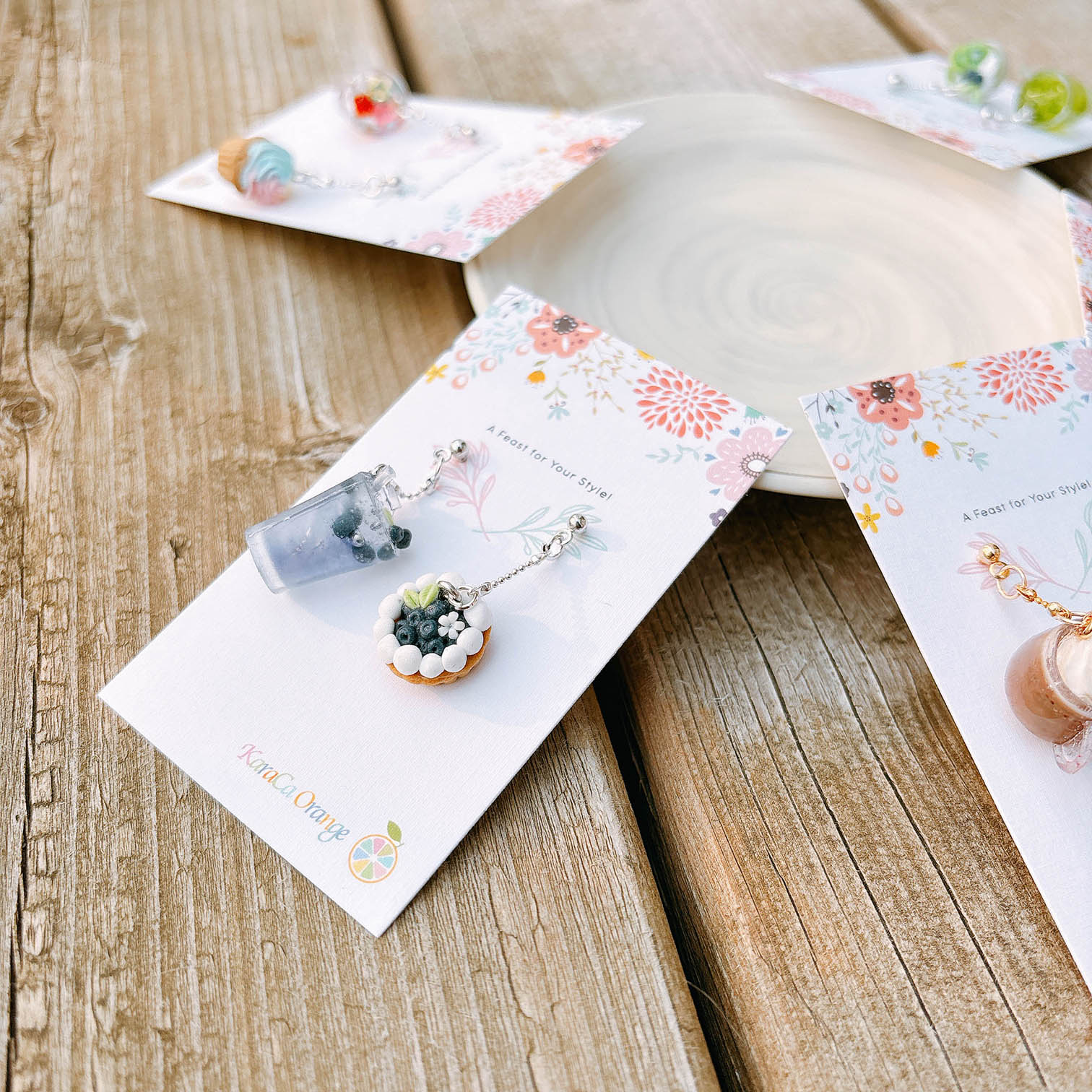 Dreamy Food Jewelry - Blue Berry Twist